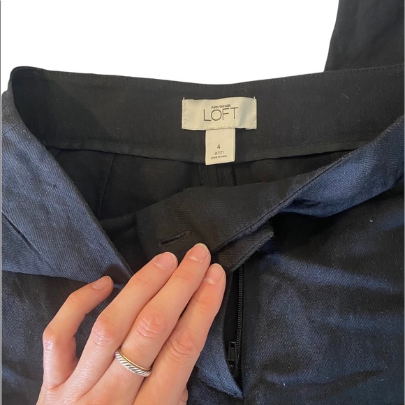 Ann Taylor Loft Black Pants - Picture 2 of 3